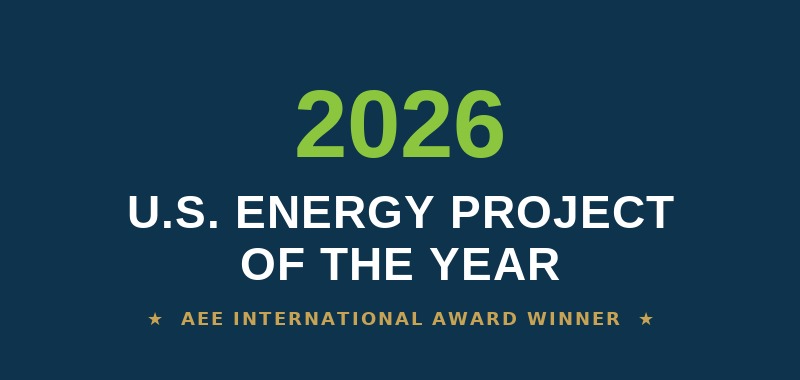 2026 AEE U.S. Energy Project of the Year award
